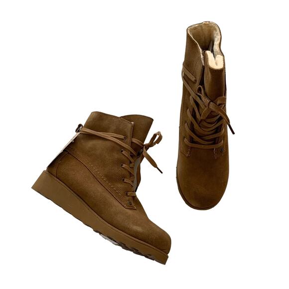 Bearpaw Women’s Krista Hickory Suede Lace Up Boots Size 10 - Picture 10 of 10